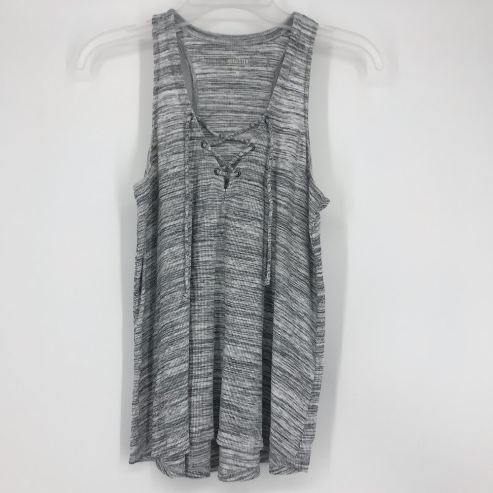 🎉 5/$25 Hollister Gray Heather Tank Top Size S